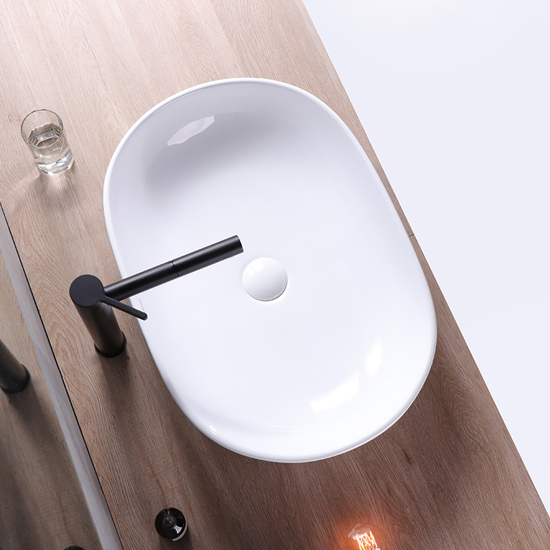 Ceramic table basin Balcony Wash basin Pool Powder room wash basin size wash basin Bathroom Oval wash basin