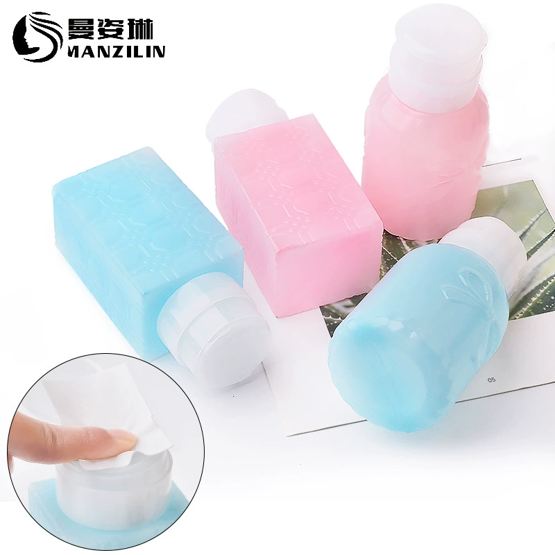 Dụng cụ làm móng mới Chai hút móng tay có khóa Leakproof Chai rỗng Báo chí - Công cụ Nail