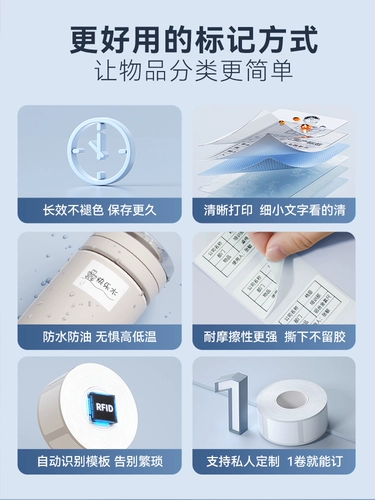 Niimbot M2/M3/B32/Z401 бумага для белых этикеток самоклеящаяся бумага для теплопередачи индекс самоклеящаяся светящаяся этикетка самоклеящаяся офисное оборудование управление основными активами водонепроницаемость и устойчивость к высоким температурам