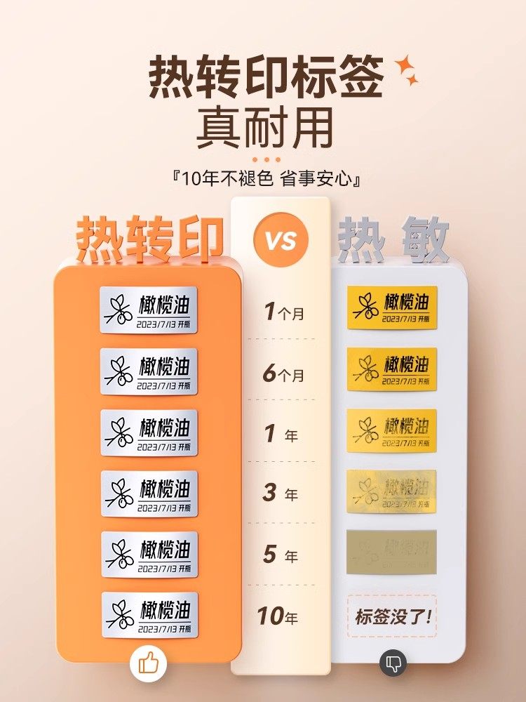 Jingchen N1 Office Label Printer Key Stamp Document Archive Data Cable Switch Fixed Assets Small Portable Thermal Transfer Adhesive Sticker Qr Code Equipment Label Machine B18