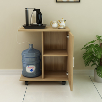 Tea cabinet new sideboard put tea set bucket cabinet pure water bucket office home multi-functional locker rack