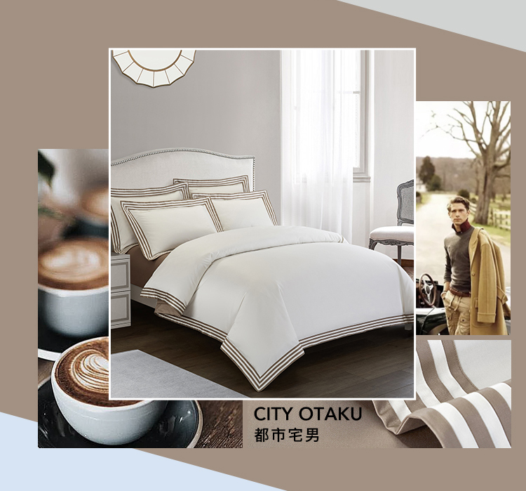 Xuất khẩu tối giản hiện đại của Macy 100 bộ bông bốn mảnh dài chủ yếu của Ai Cập của bộ đồ giường dệt gia dụng cao cấp - Thiết bị sân khấu đèn moving