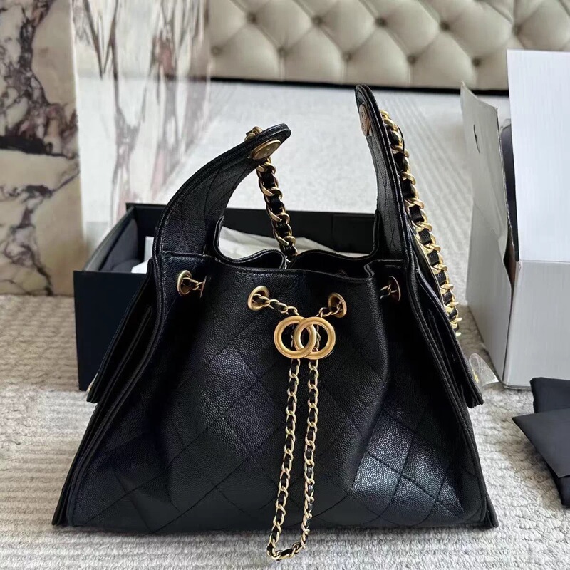 2026 New Multi-Pocket Hobo Hippie Bag with Granular Ball Pattern, Bucket Bag, Tote Bag, Crossbody Bag, Single Shoulder Chain Bag