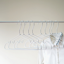 Eighteen good products Aluminum clothes rack Aluminum pants rack Clothing support hanger 20 packs for non-printed washing