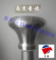 Stainless steel tapered flagpole flat top Aluminum alloy tailwind ball accessories Decorative ball Hollow ball rotating ball