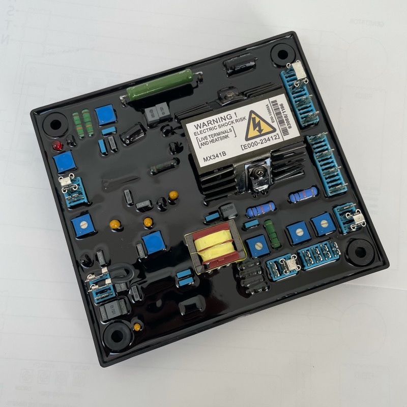 MX341B AVR Generator Voltage Regulator Voltage Regulator Excitation Plate Brushless Permanent Magnet Regulator MX341