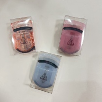 3ce pink eyelash curler Internet celebrity portable eyelash curler with replacement curler eyelash glue pad ins style pink hairpin hair ring