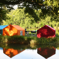 Outdoor camping tent Canopy rainproof thickened double package Camping waterproof shed Household childrens equipment Single layer