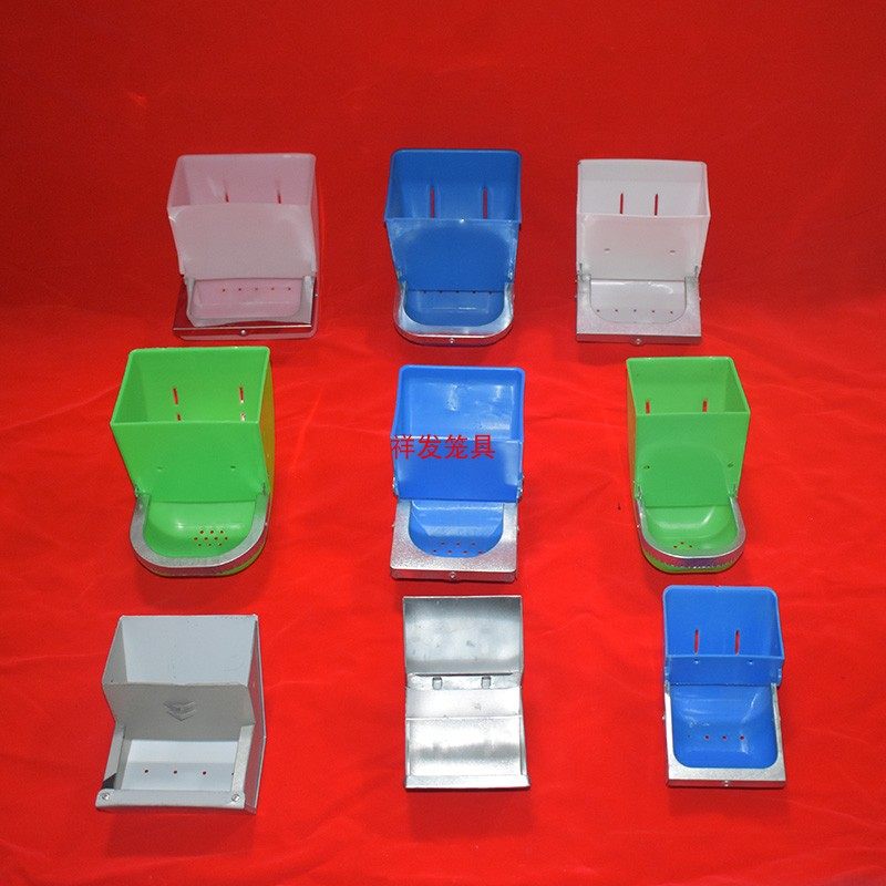 Thicken snowflake rabbit box 10 12 13 5 15 Rabbit groove three sides anti - pickling rabbit feed box