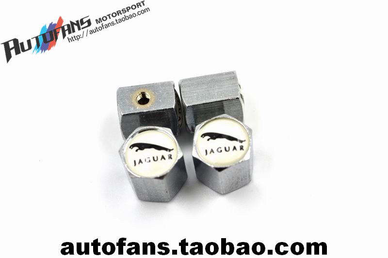 Jaguar car Pets white anti-theft tire valve nozzle cap cover valve core sleeve XF XJ F-TYPE and other full departments