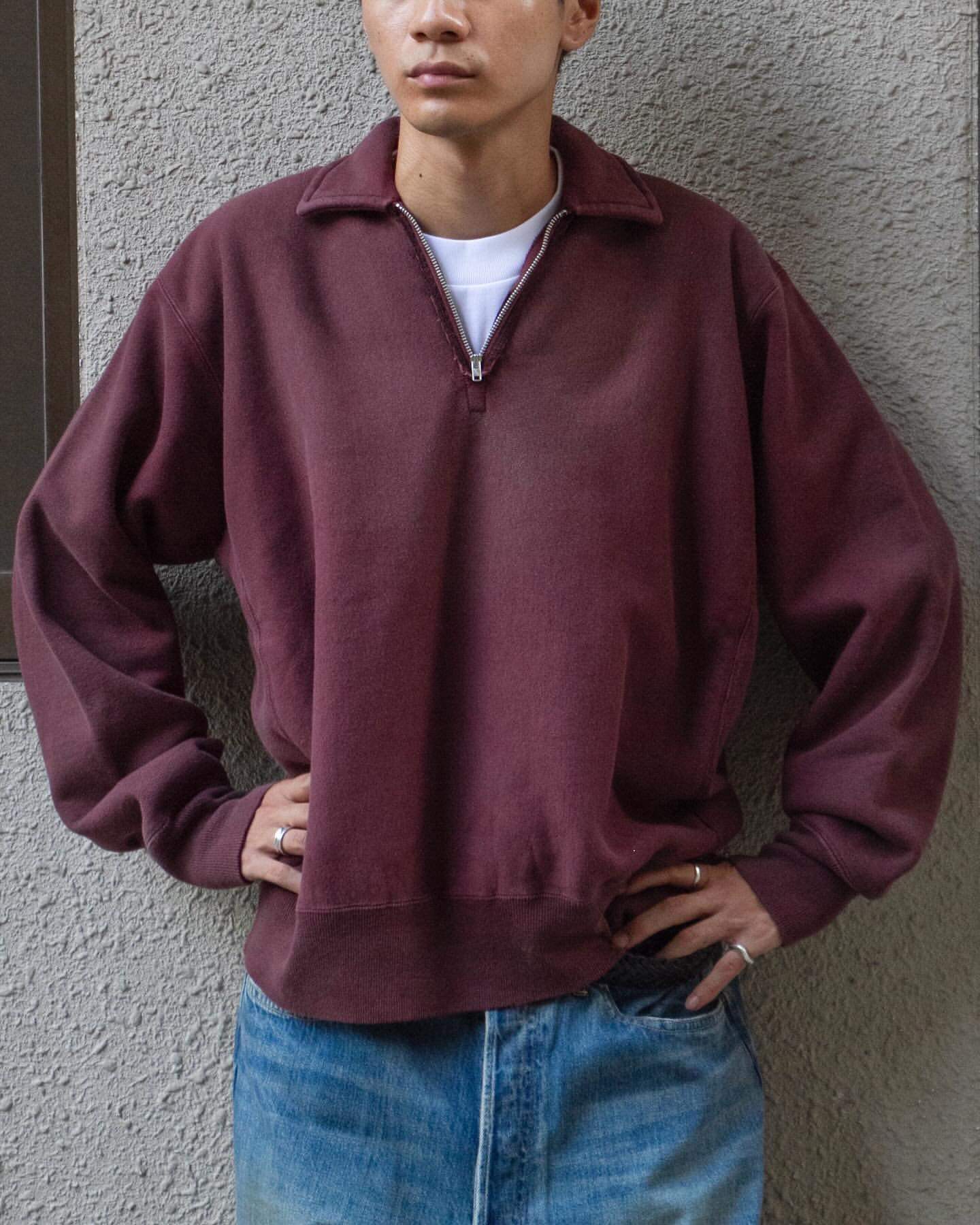25aw A.PRESSE Vintage Half Zip Sweat 3 A.PRESSE Vintage Half Zip
