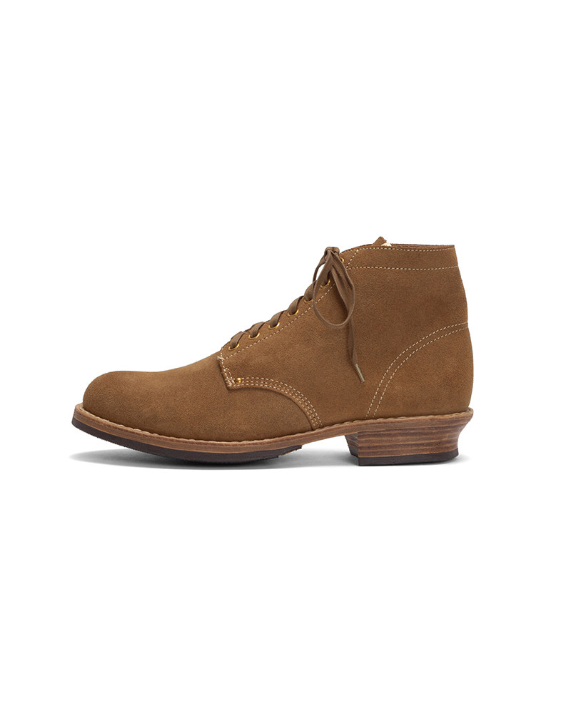 代购VISVIM NAKODA BOOTS MID-FOLK V底休闲植鞣牛皮靴25SS-淘宝Taobao