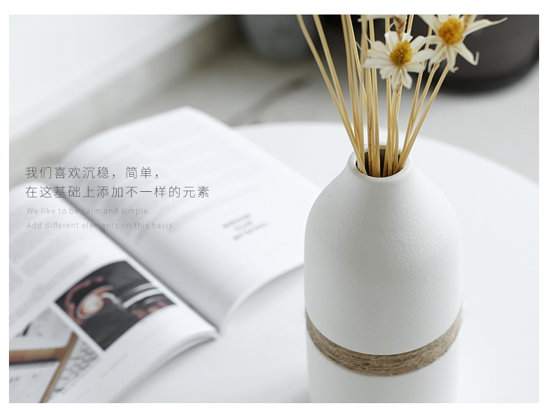 Nan sheng I and contracted Europe type ceramic vase simulation flowers, dried flowers, artificial flowers, floral flower arranging household act the role ofing is tasted furnishing articles