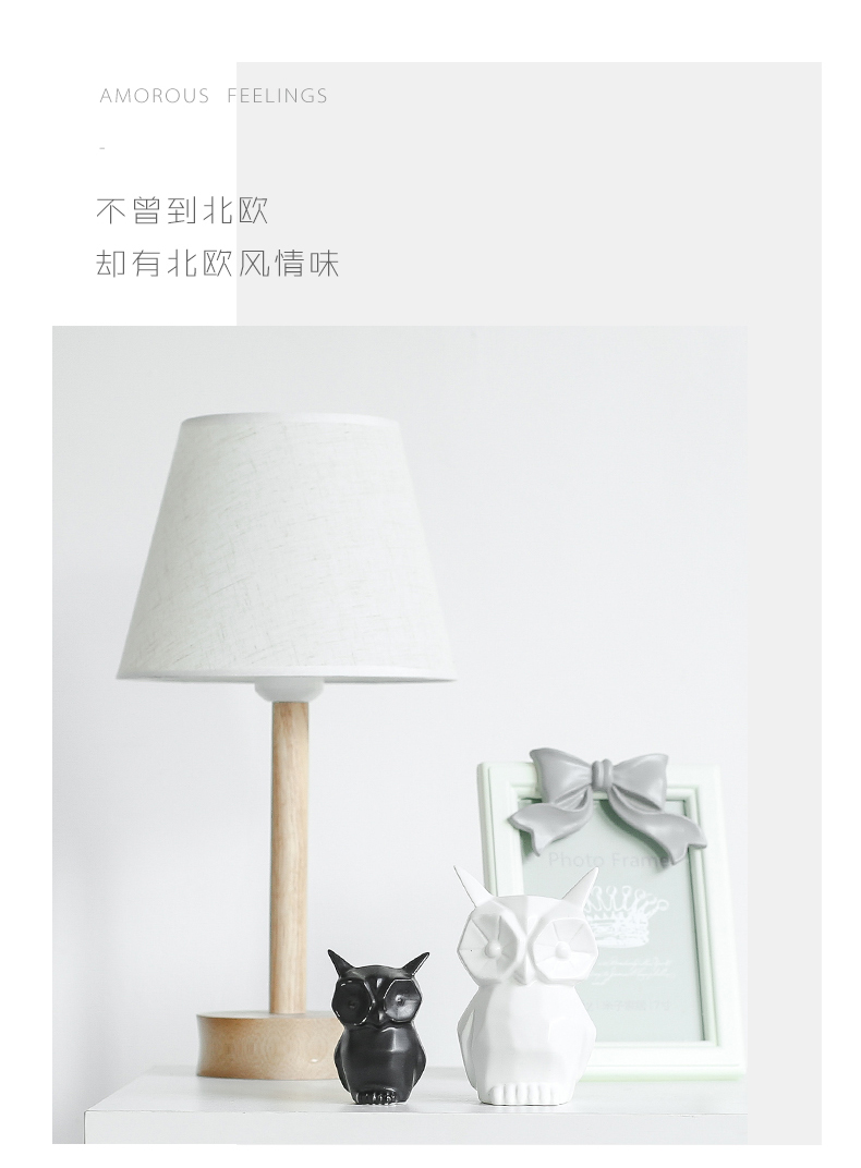 Nan sheng Nordic I and contracted animal ceramic furnishing articles sitting room adornment household act the role ofing is tasted mesa gift owl