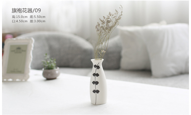 Nan sheng ou Japanese I and contracted ins ceramic vase simulation flowers, dried flowers, household act the role ofing is tasted small place