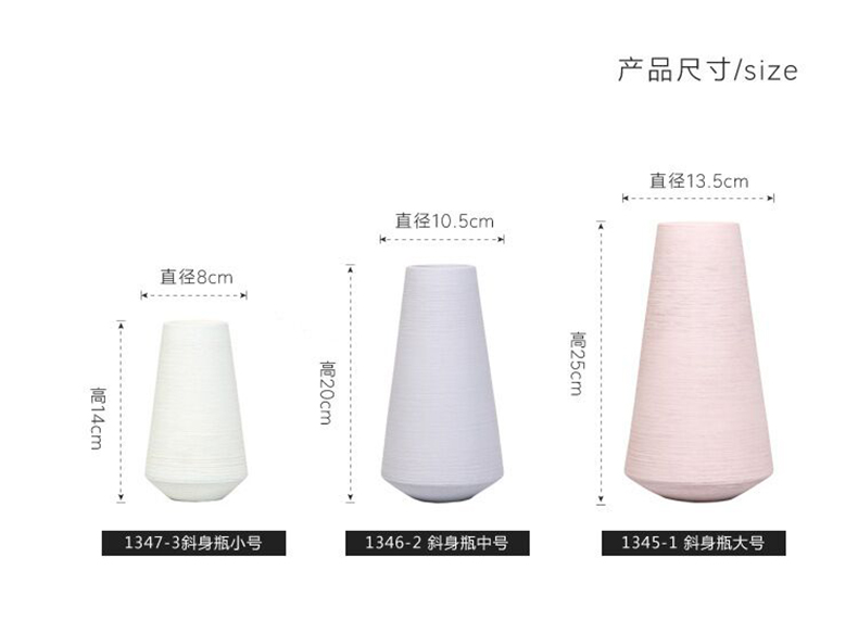 Nan sheng I and contracted ceramic vase simulation flowers, dried flowers, household act the role ofing is tasted furnishing articles mesa adornment handicraft