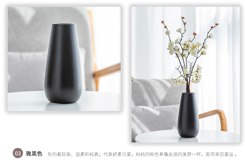 Nan sheng household act the role ofing is tasted simulation flower, dried flower ceramic vase Nordic mesa of I and contracted sitting room place decoration