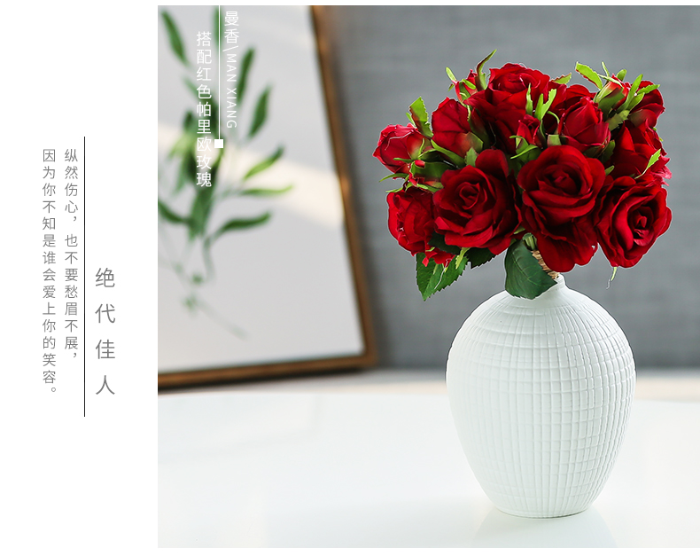 Nan sheng household act the role ofing is tasted the simulation sitting room ceramic vase set mesa place decoration simple ideas