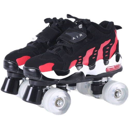 Детские мигающие роликовые коньки подходит для мужчин и женщин для взрослых на четырех колесах для уличного катания