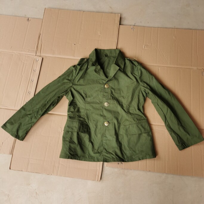 Stock Clear Cabin Winter Summer Fall Classic Coat Old Hood Coat Green Small Turnover Women Blouse Classic Nostalgia-Taobao