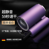 Household folding electric hair dryer 800W low power negative ion hair care girl dormitory silent air blower