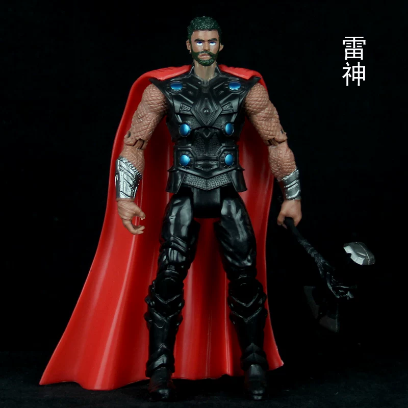 Мстители, светящаяся подвижная минифигура-игрушка, игрушка, Marvel, Железный человек, Человек-Паук, Халк