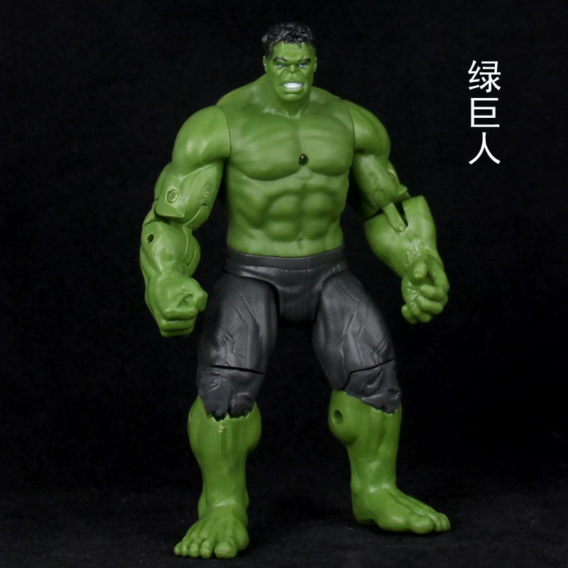 Мстители, светящаяся подвижная минифигура-игрушка, игрушка, Marvel, Железный человек, Человек-Паук, Халк