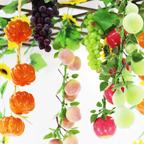 Kindergarten hanging decoration Hanging decoration Classroom store environment layout Huanchuang materials High simulation fruit and vegetable skewers