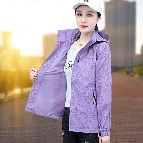 Весенняя демисезонная тонкая куртка для матери, большой размер, для среднего возраста, подходит для подростков, коллекция 2022