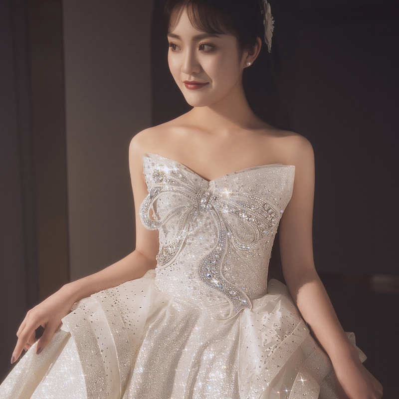 Tube top, wedding dress, suitable for teen Tube top, wedding dress, suitable for teen