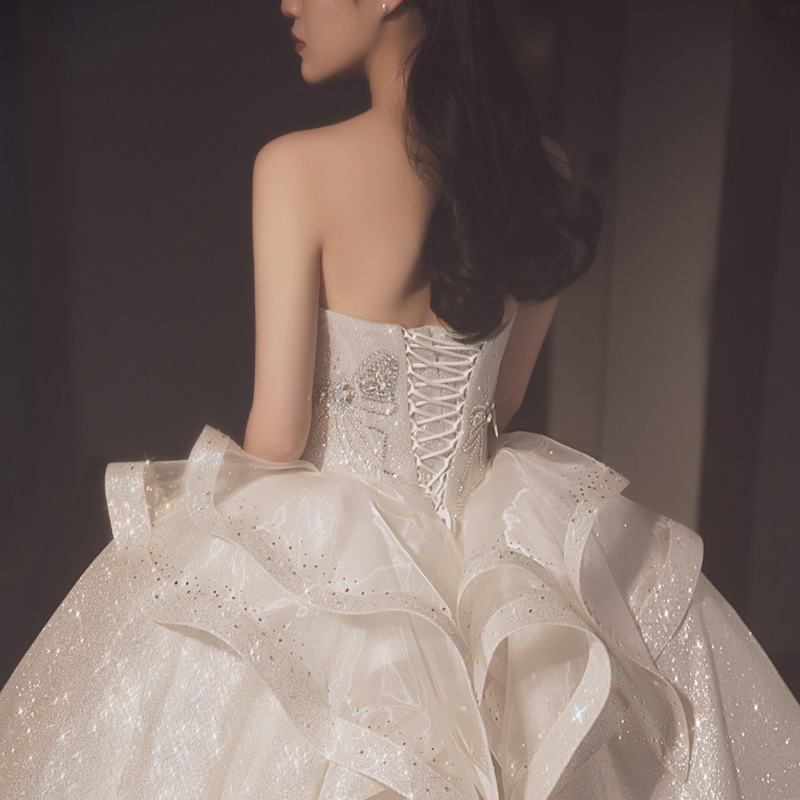 Tube top, wedding dress, suitable for teen Tube top, wedding dress, suitable for teen
