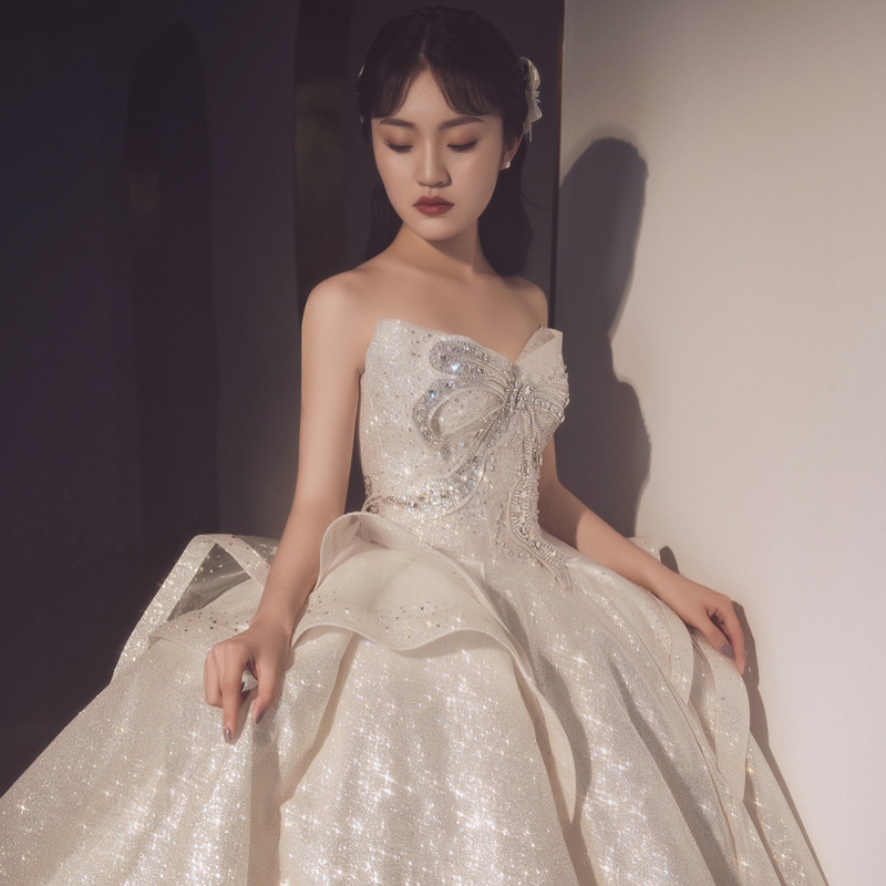Tube top, wedding dress, suitable for teen Tube top, wedding dress, suitable for teen