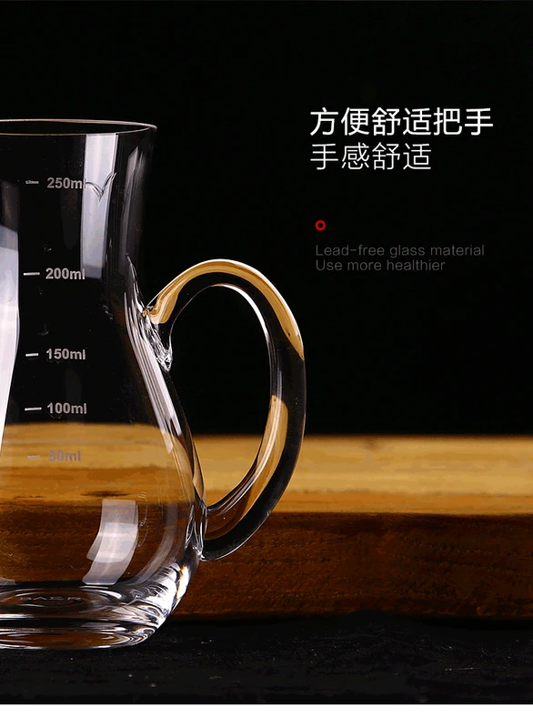 Rượu vang decanter rượu vang decanter hộ gia đình bình rượu không chì thủy tinh trắng rượu vang bộ quà tặng rượu vang