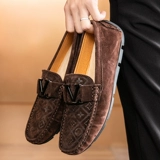 Трендовые дышащие элитные оранжевые туфли, из натуральной кожи, осенние, тренд сезона, мягкая подошва