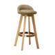 단단한 나무 바 의자, 가정용 높은 의자, 유럽식 바 의자, 프론트 데스크 바 의자, 세련된 의자, 바 의자, 등받이 바 의자