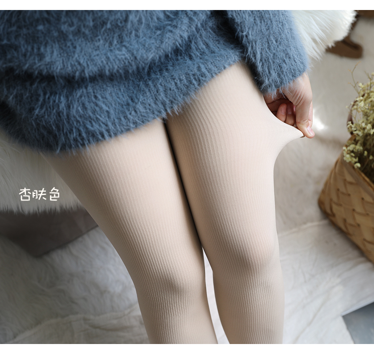 Giang lớn mèo xám mùa xuân và mùa thu dày tính khí phần dọc quần lót dày đế khử mùi nhung xà cạp tất quần