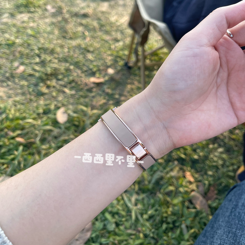 Apple Watch Strap Bracelet Model Suitable for Watch 1-11 Generation/Uitra/Se Wrist Size 14cm and Above, Detachable Buckle
