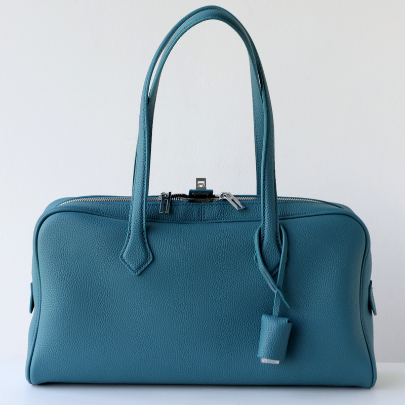 2026 New Top-Layer Togo Leather Victorian Bag, Horizontal Style, Commuter-Friendly, High-End Feel, Single-Shoulder, Hand-Held Genuine Leather Women's Bag