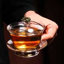 Taiwan Wechesai tea cup handmade heat-resistant glass tea bowl kung fu tea set is comparable to slow down tea set