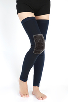 Leg Garçon de chaussette de chaussette femme à chaud et à froid à lépreuve du froid Leg Long Cylinder Sleeve Plus Suede Thickened long-style kneecap veau protection veau