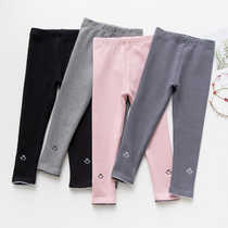 Girls Leggings Cotton Spring and Autumn Outer Wear Baby Girls Trousers Childrens Little Girls Western Pants Black Skinny Pants