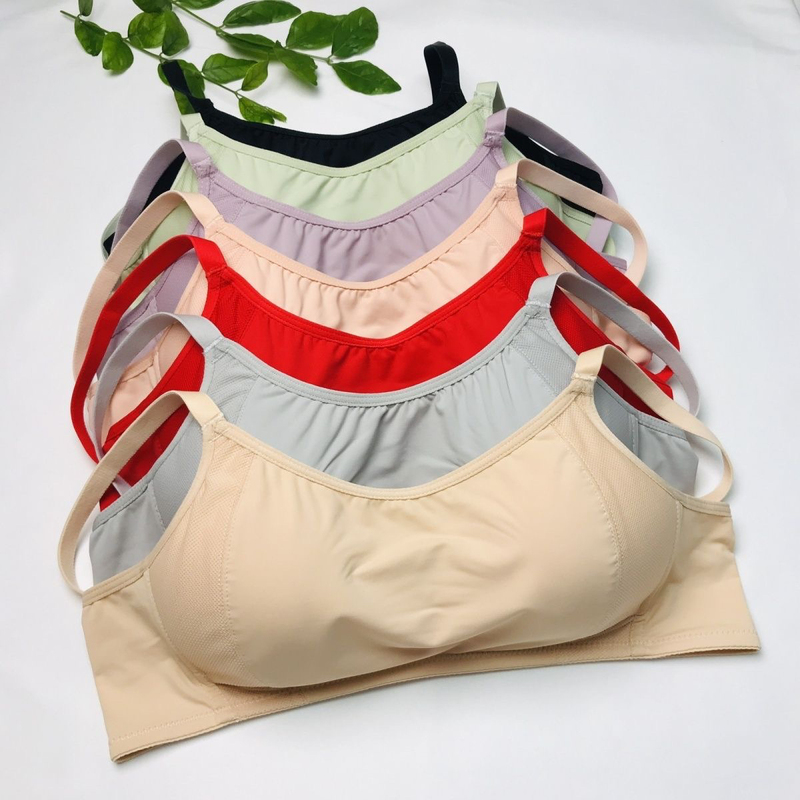 Authentic Yida Dream 635 Wireless Smooth Soft Thin Bra Simple Sweet Young Women's Underwear Bandeau Bra Authentic Yida Dream 635 Wireless Smooth Soft Thin Bra Simple Sweet Young Women's Underwear Bandeau Bra