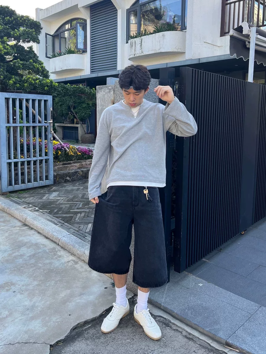 Набор, осенняя retro толстовка, длинный рукав, V-образный вырез, американский стиль
