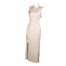 2024 Bride New New Chinese Style Improved Toast Wear Engagement Cheongsam Small Light Luxury Niche High-end Original