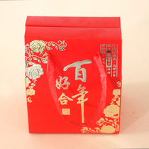 Wedding candy box Chinese candy tote bag red Chinese style wedding box gift box wedding box candy box