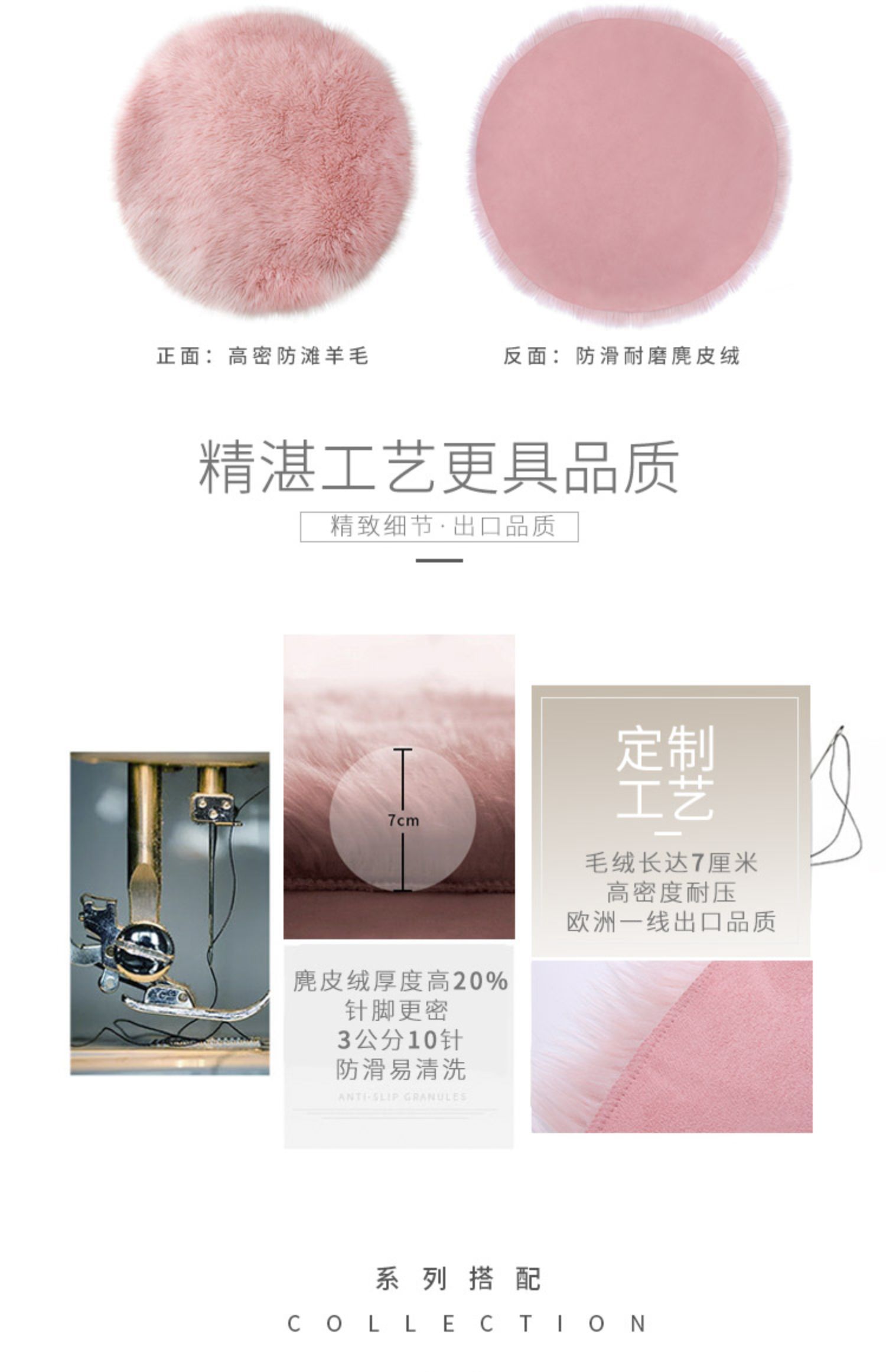 Fluff sàn mat giả len phòng ngủ sofa đệm bọc phòng khách ins bàn cà phê mat nhà châu Âu thảm sang trọng - Thảm sàn thảm nhựa rối