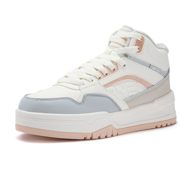 361 Degrees Genuine Women's Shoes 2025 Winter New Dad Shoes with Fur Lining Cotton Shoes Sports Lifestyle Shoes 58Z546642A