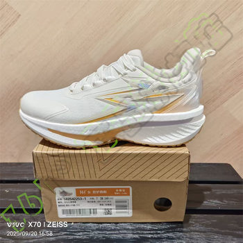 361 Degrees Genuine Women's Shoes 2025 Winter New Model Rain Screen 9.0 Water-Repellent Q-Elastic Fleece-Lined Running Shoes 58Z542253