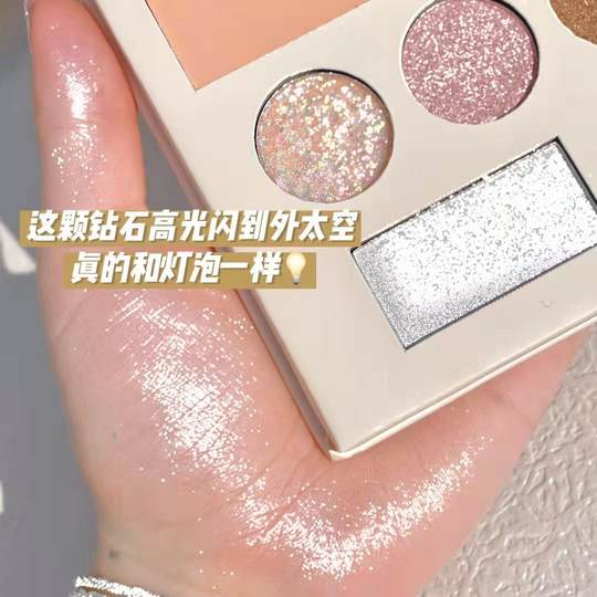 Eyebrow Powder, Eye Shadow and Blush All-In-One Palette, High-Gloss Assessment 2023 New Makeup Brush Special Li Jiaqi Genuine Earth Color