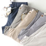 Старая красота/белая модель модель Синьцзяна хлопковая эластичная вода для мытья вода джентльменская бизнес -стройные повседневные брюки Простые дикие брюки